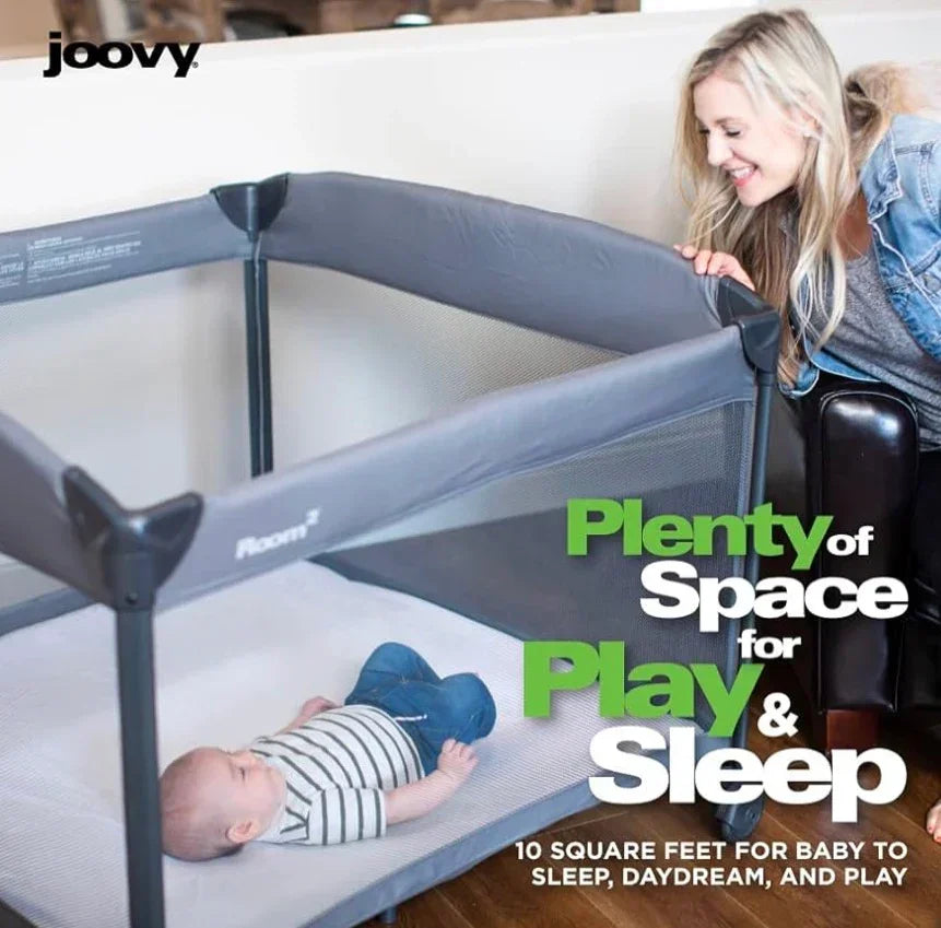 NEW Joovy Room2 Portable Playpen Playard in Black