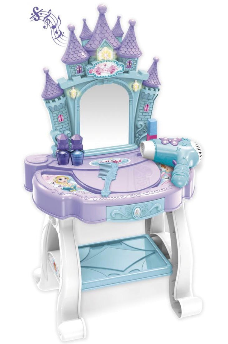 NEW Glam Kids Princess Castle Musical Vanity Playset