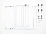 Regalo Easy Step Metal Walk-Through Gate White