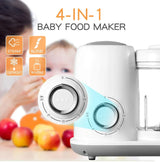 NEW AMZBABYCHEF 4 in 1 Baby Food Processor, White - Me n Mommy To Be