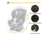 YOREPEK Padded Car Seat Travel Bag Backpack, Black