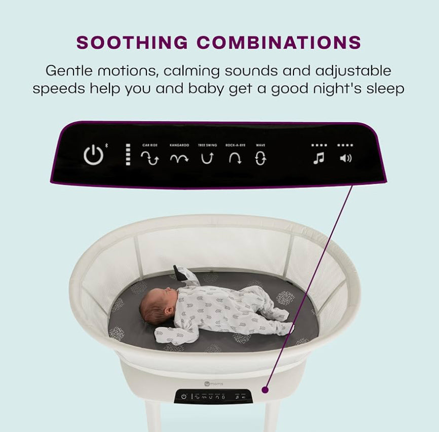 4moms mamaRoo Sleep Bassinet w/ Storage Basket