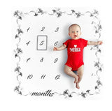 NEW Little Genius Organic Milestone Blanket