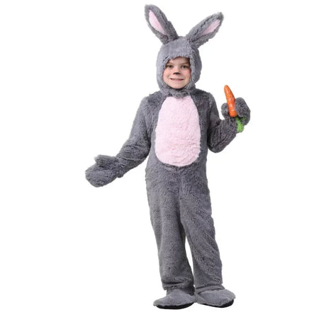Halloween Costume Bunny Costume Grey sz 2T - Me n Mommy To Be