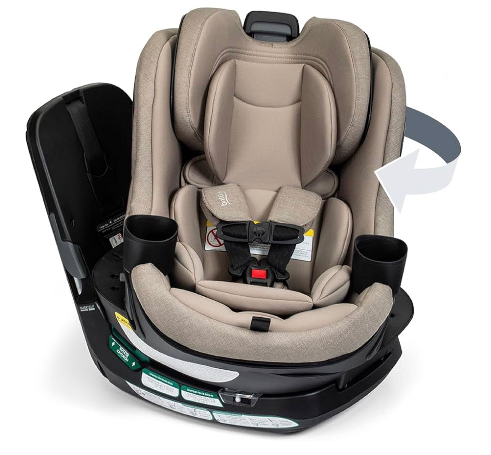 NEW Britax Galaxy 360 Slim Rotating Convertible Car Seat in Teak