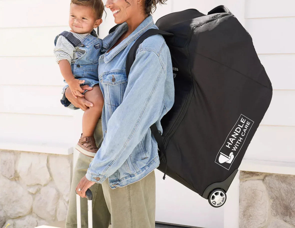 J.L. Childress Padded Infant Car Seat Bag w/ Wheels, Black