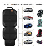 Smart Elf Car Seat Protector, Black
