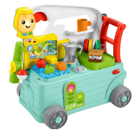 NEW Fisher Price Laugh & Learn 3-in-1 On-the-Go Camper Walker