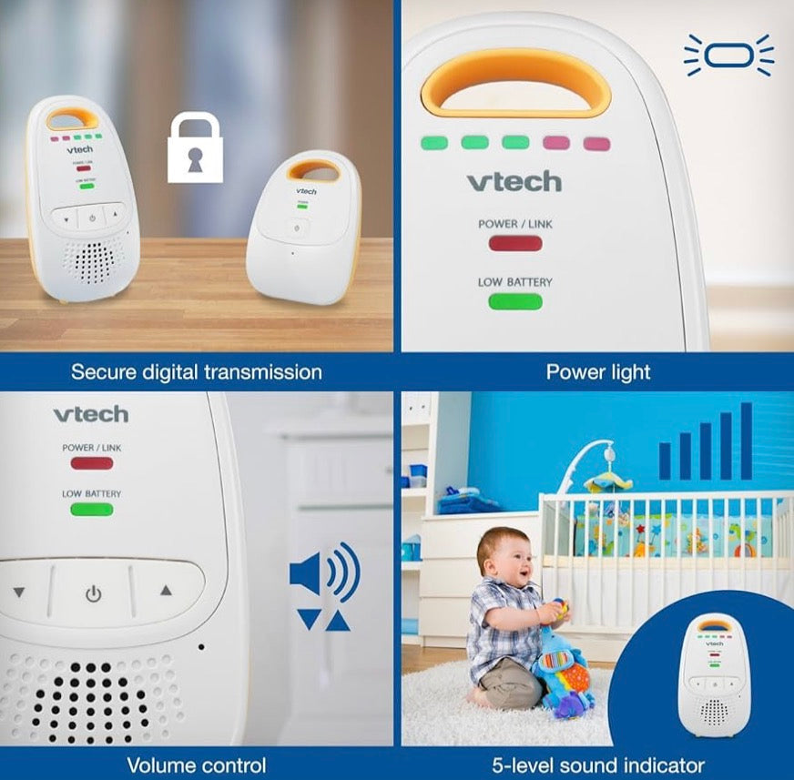 NEW VTech DM111 Digital Audio Baby Monitor