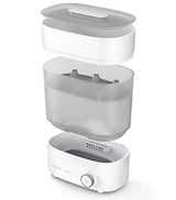 Philips Avent electric baby bottle sterilizer with lid and compartments