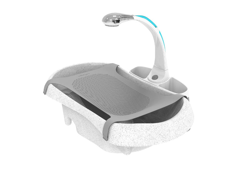 NEW The First Years Rain Shower Baby Spa Tub with Soothing Spray Showerhead