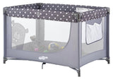 NEW Pamo Babe Portable Crib Baby Playpen with Mattress and Carry Bag in Grey