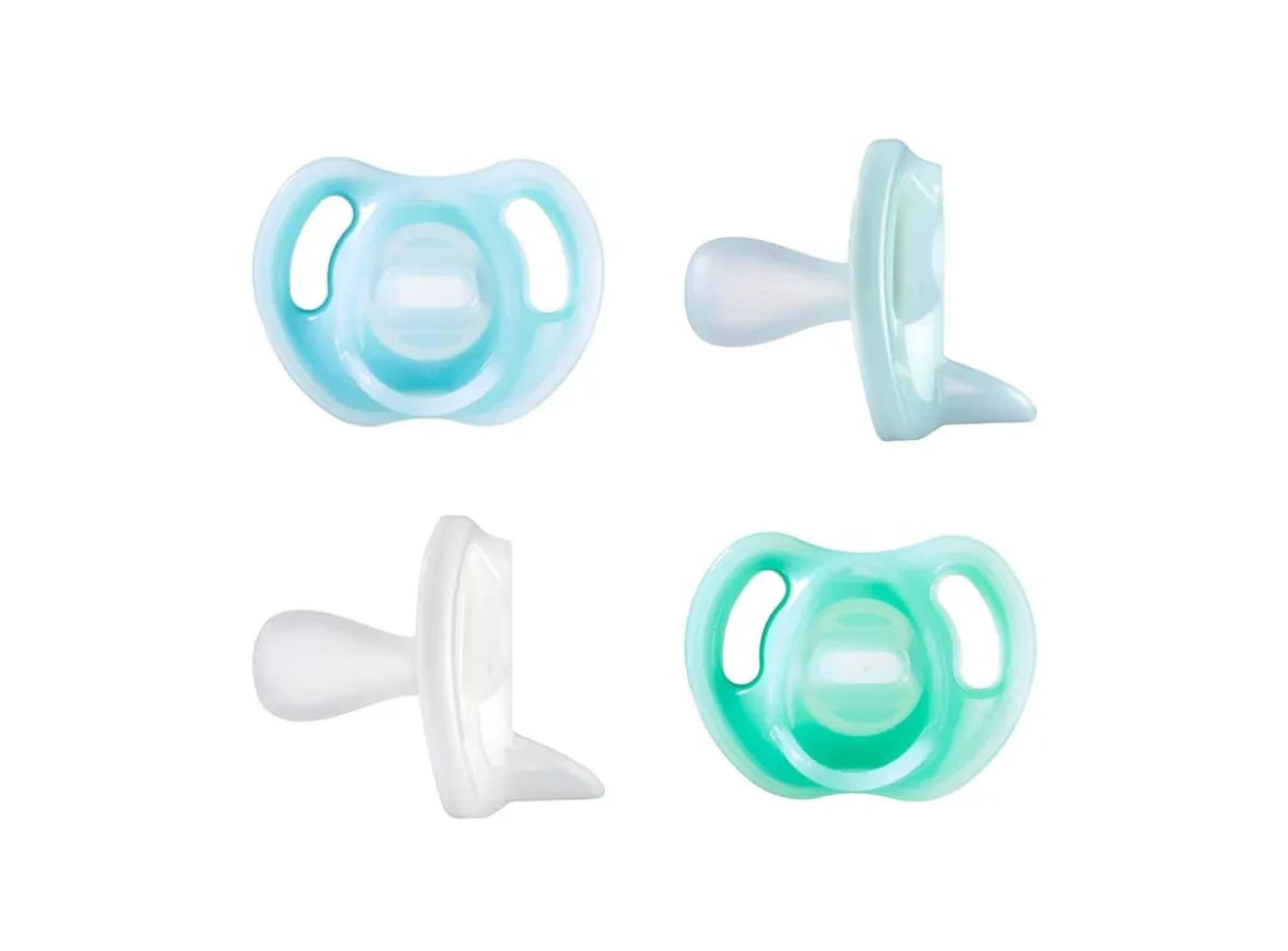 NEW Tommee Tippee Ultra Light Silicone Pacifiers 4pk 0-6m