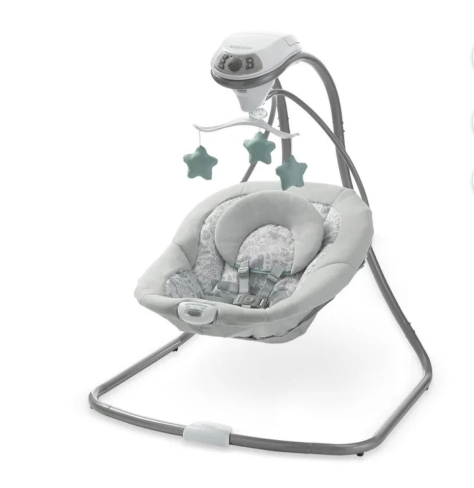 NEW Graco Simple Sway Baby Swing in Ivy