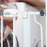 Regalo Easy Step Metal Walk-Through Gate White
