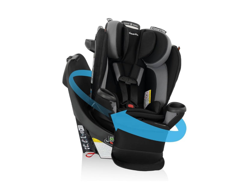 NEW Evenflo Revolve 360 Extend All-in-One Rotating Convertible Car Seat in Revere 4-120lbs