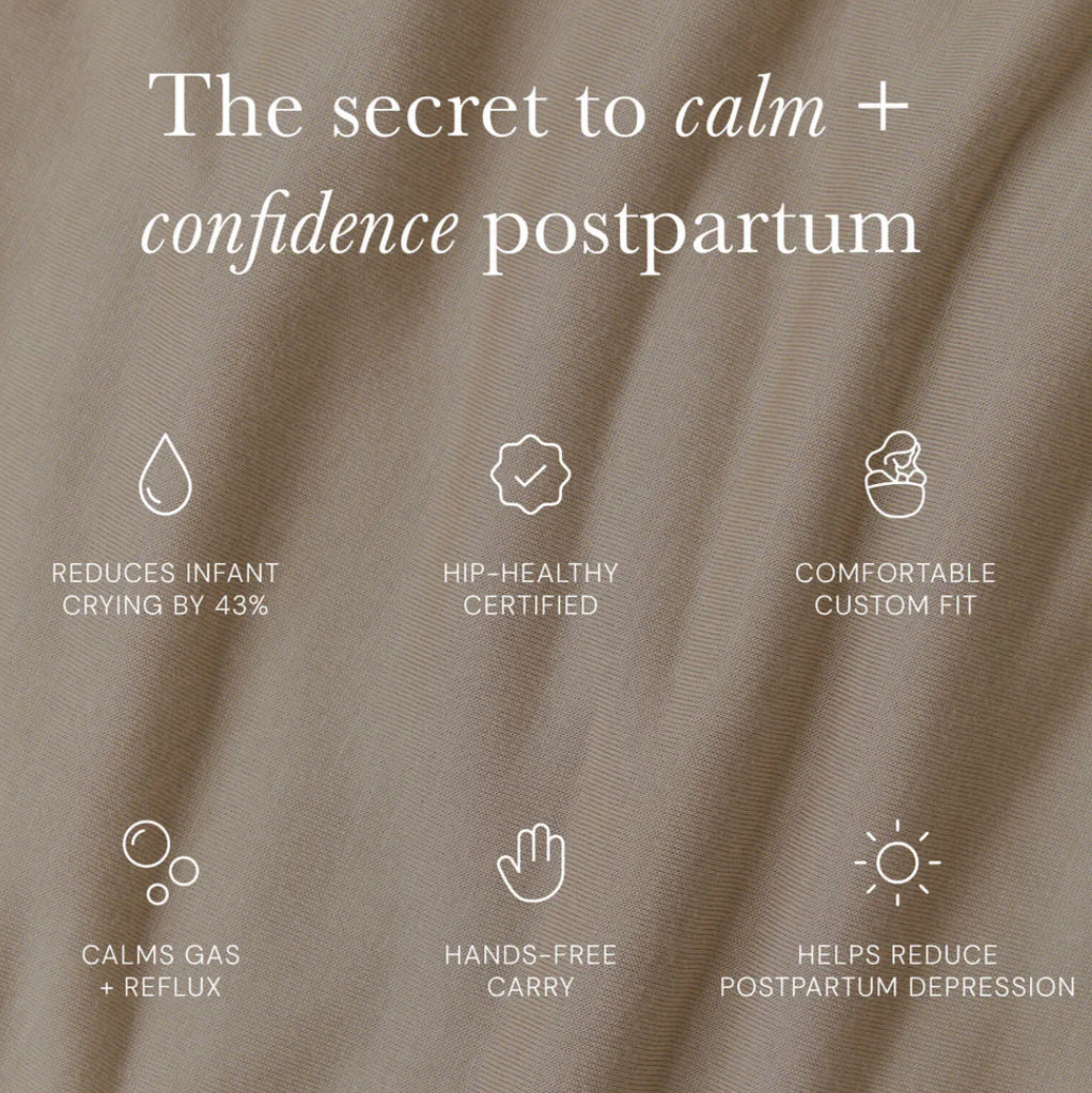 Solly Baby Wrap Carrier in Flax 8-25lbs