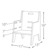 Sprouts Montessori Weaning Table and 2 Chairs, with Leg Extenders