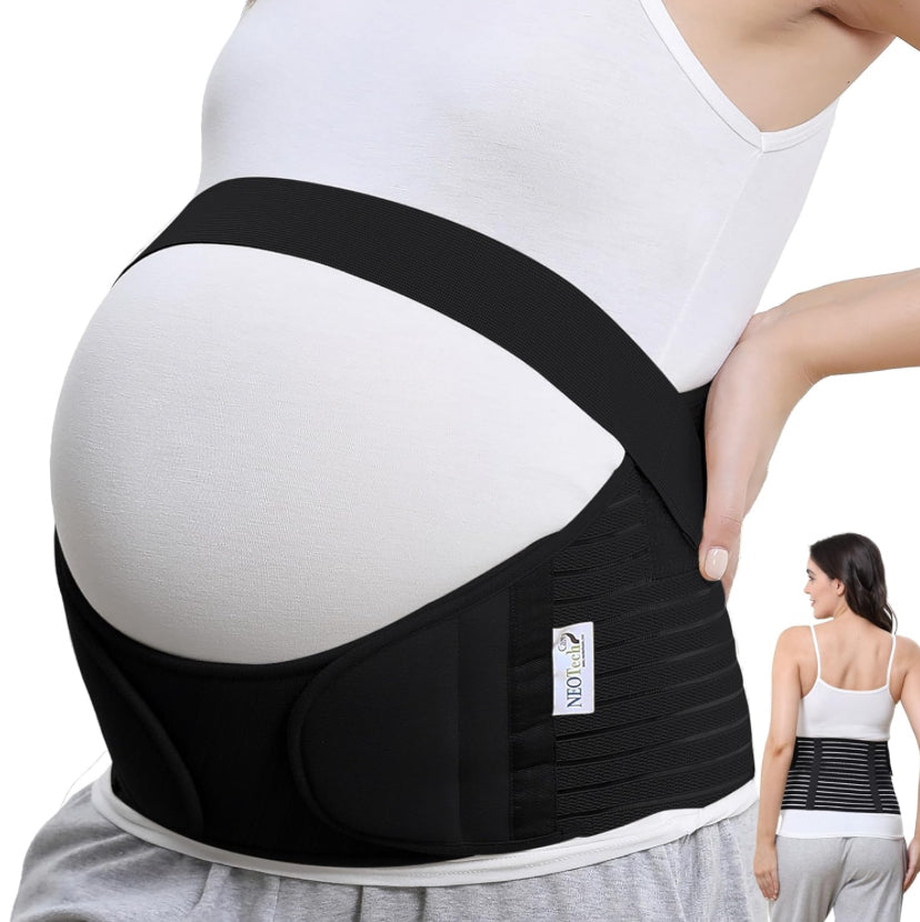 NEW NEOTech Care Pregnancy Support Maternity Belt Black sz XL