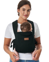 Momcozy Newborn Carrier WeeSnug Black 7-25lbs