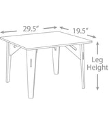 Sprouts Montessori Weaning Table and 2 Chairs, with Leg Extenders