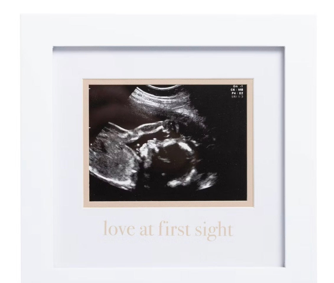 NEW Pearhead Love at First Sight Sonogram Picture Frame