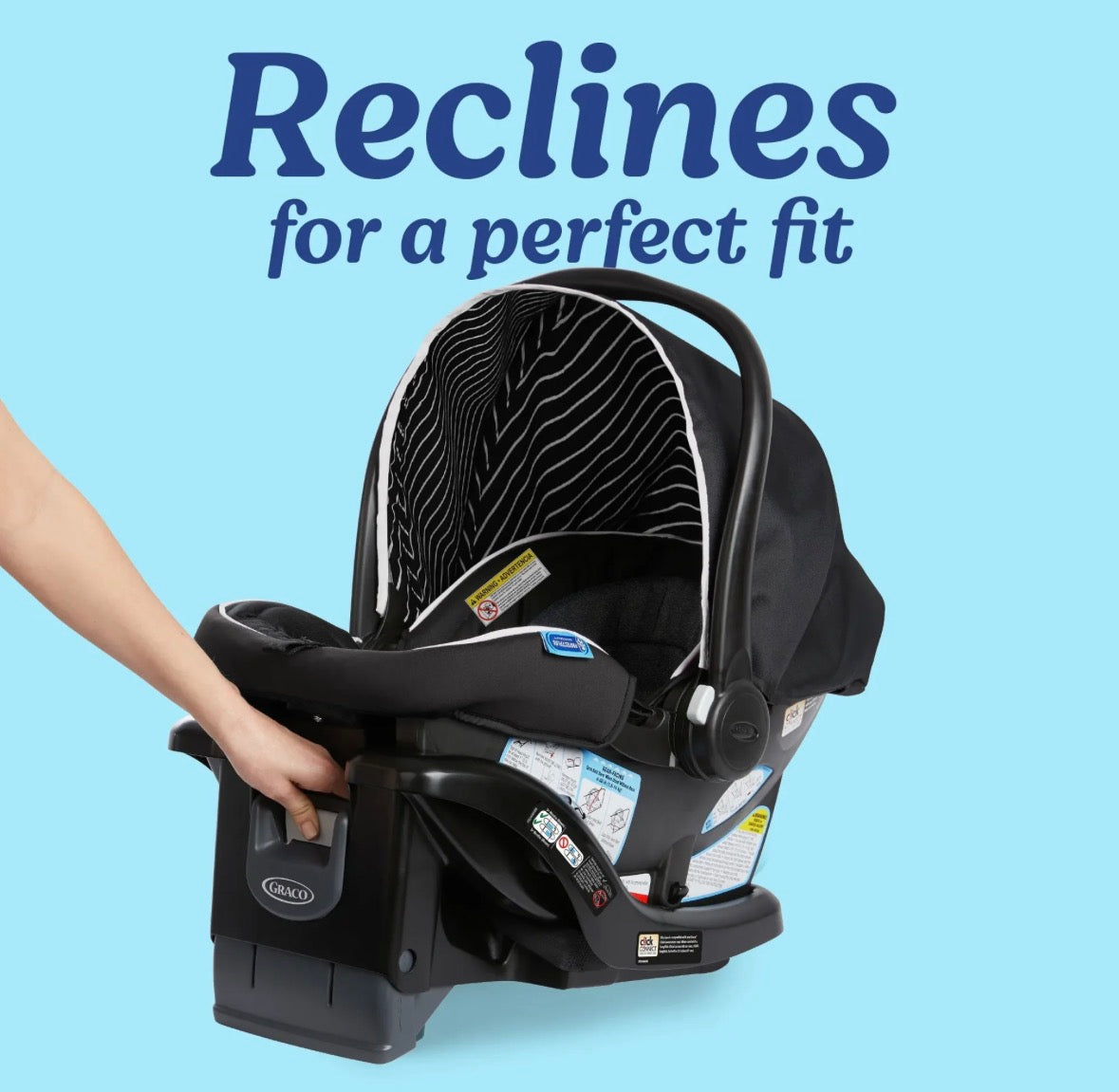 NEW Graco SnugRide SnugFit DLX Infant Car Seat in Brody