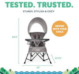 NEW Baby Delight Go with Me Jubilee Deluxe Portable Chair Grey