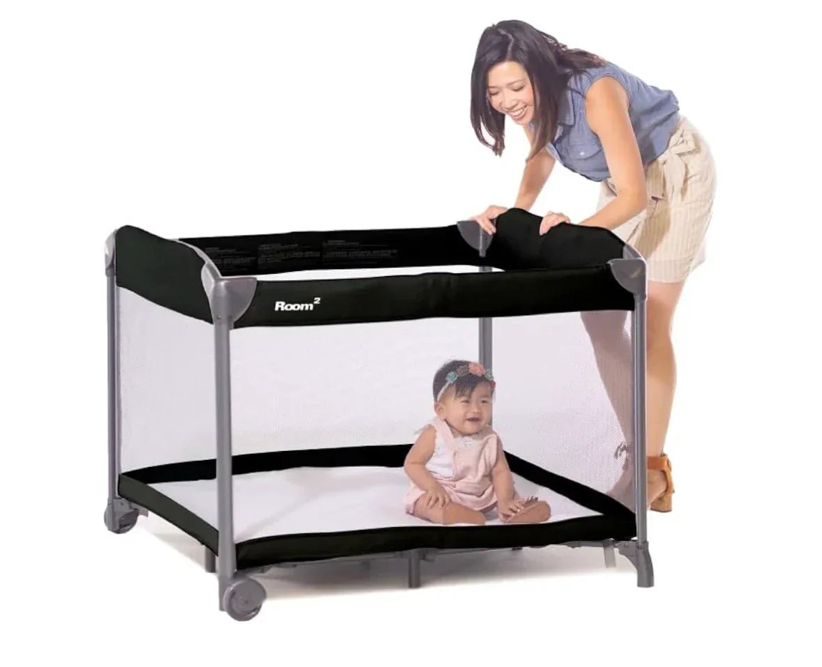 NEW Joovy Room2 Portable Playpen Playard in Black