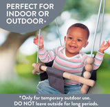 Monkey & Mouse Canvas Baby Swing, Pink