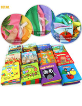 Teytoy My First Cloth Activity Crinkle Soft Books, 12pc - Me n Mommy To Be