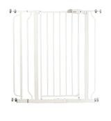 Regalo Extra Tall Easy Step Metal Walk Through Baby Gate in White