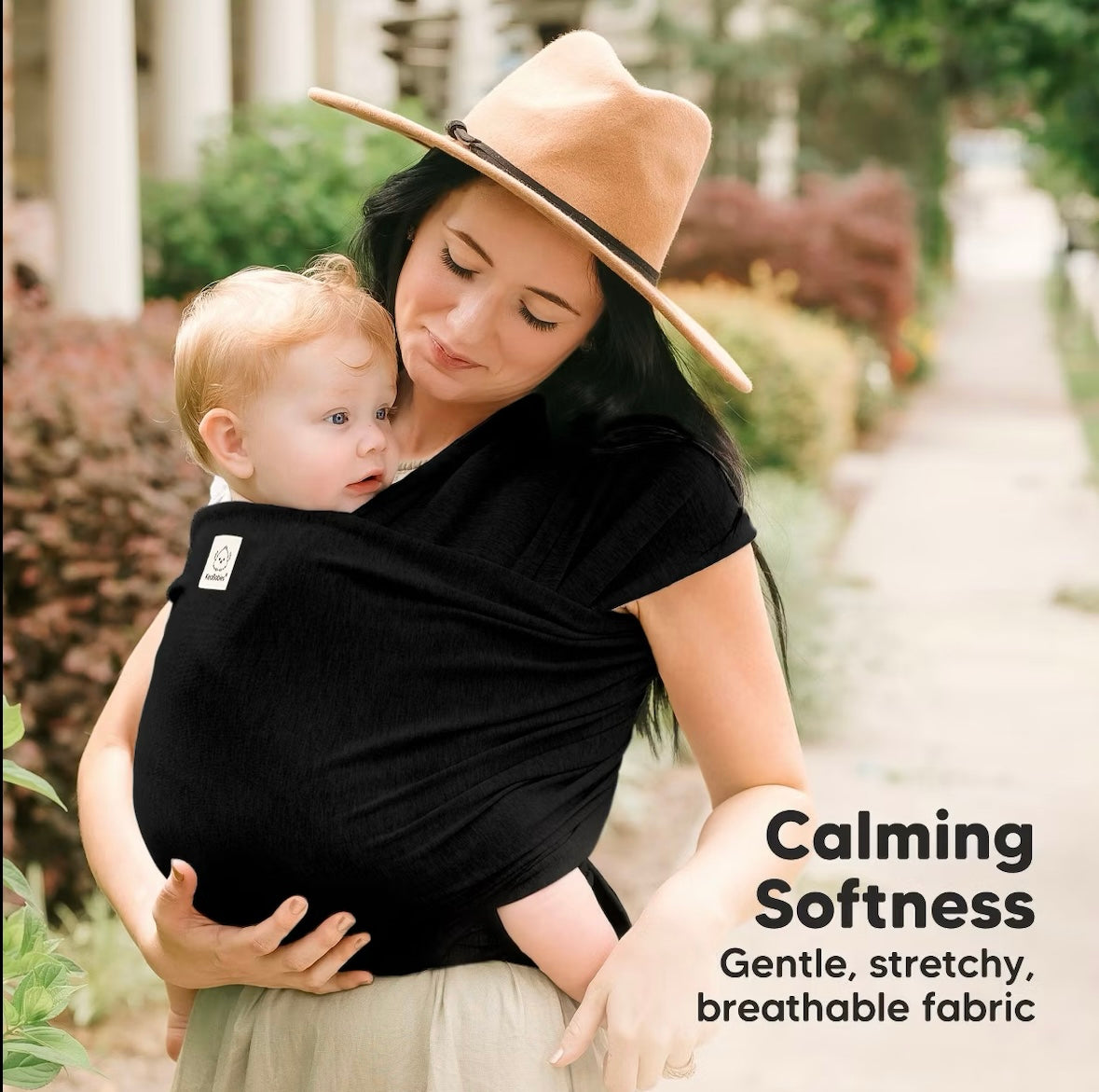 KeaBabies Original Baby Wraps Carrier Black