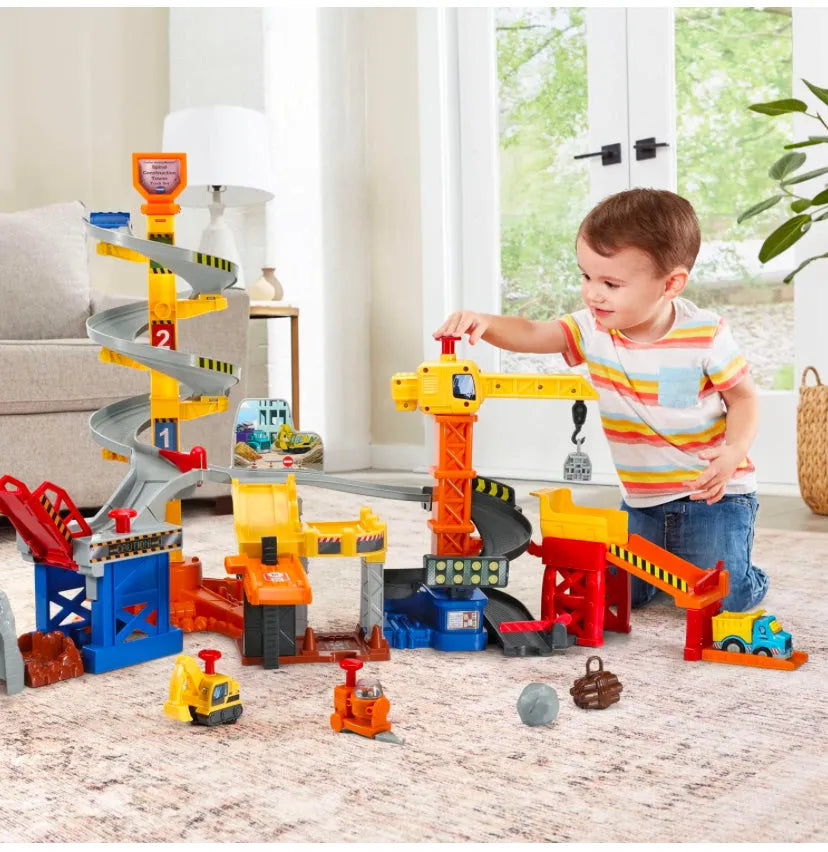 VTech Go! Go! Smart Wheels Speedy Spiral Construction Tower Track Set