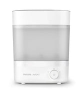 Philips Avent electric baby bottle sterilizer, white and grey, countertop design