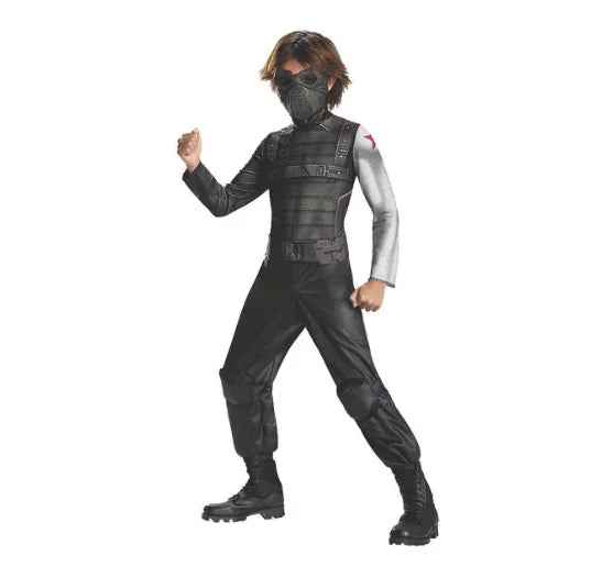 Marvel Winter Solider Costume Black sz 4-6 - Me n Mommy To Be