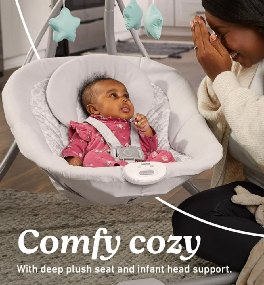 NEW Graco Simple Sway Baby Swing in Ivy