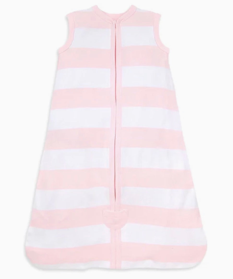 NEW Burt's Bees Baby Beekeeper Wearable Blanket Striped Pink sz 18-24m (XL)
