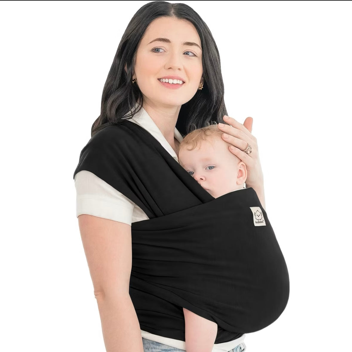 KeaBabies Original Baby Wraps Carrier Black