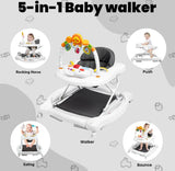 NEW Boyro 5-in-1 Baby Walker - Grey