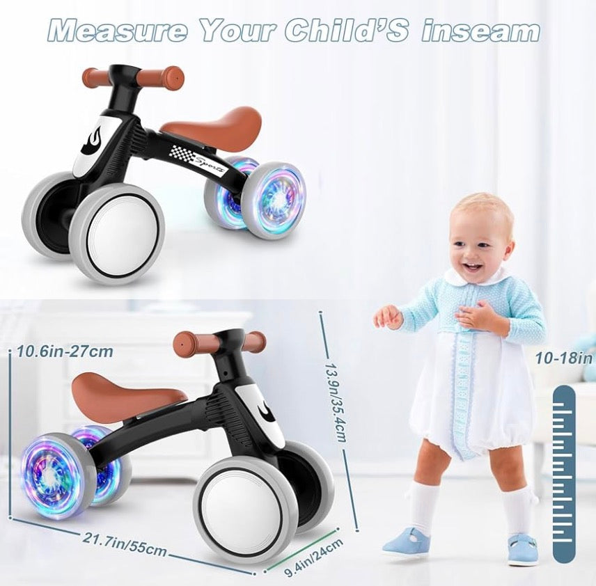 NEW WETIFY Kida Balance Bike Black