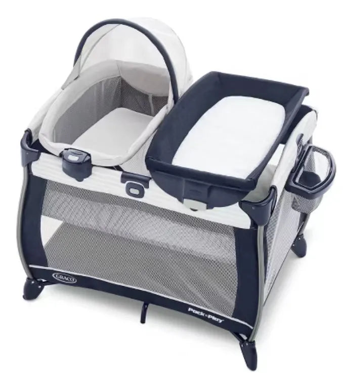 NEW Graco Pack 'N Play Quick Connect Portable Bassinet Playard in Alex