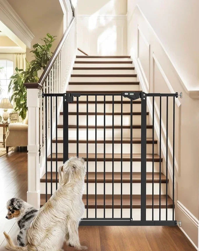 NEW InnoTruth 36" Tall Baby Safety Gate, Black 29-39.6”