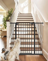 NEW InnoTruth 36" Tall Baby Safety Gate, Black 29-39.6”