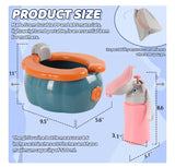 NEW LuQiBabe Travel Potty Pee Training Kit 4pc