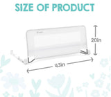 Regalo Guardian Swing Down Bedrail, White