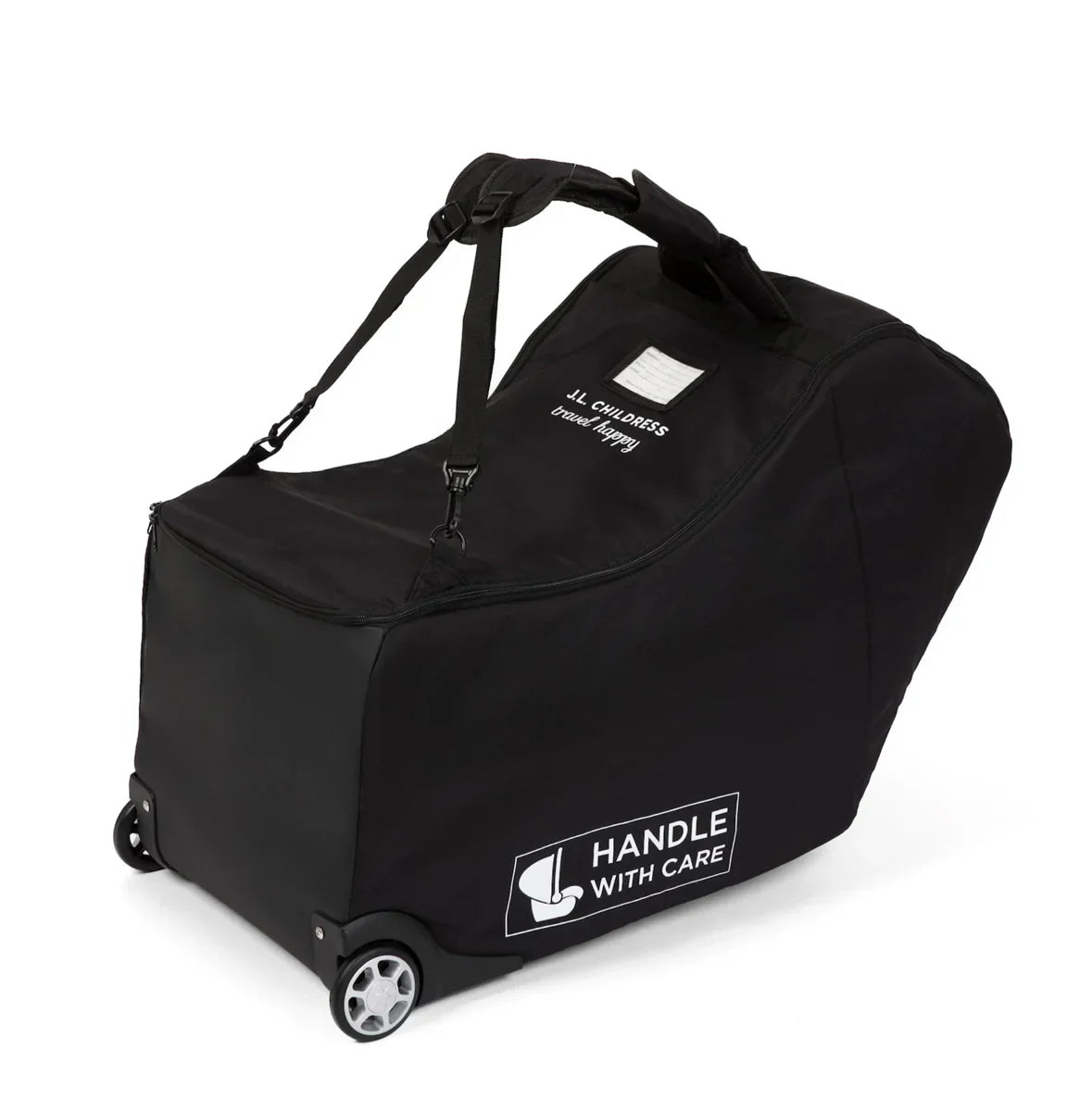 J.L. Childress Padded Infant Car Seat Bag w/ Wheels, Black