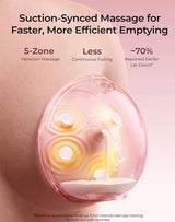 NEW Momcozy Wellness 1 Warm-Massage Wearable Electric Breast Pump