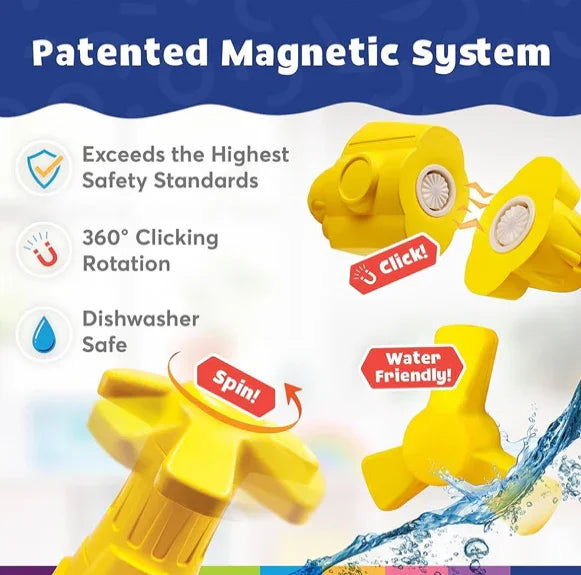 Blockaroo Magnetic Foam Building Blocks - Submarine 10pc