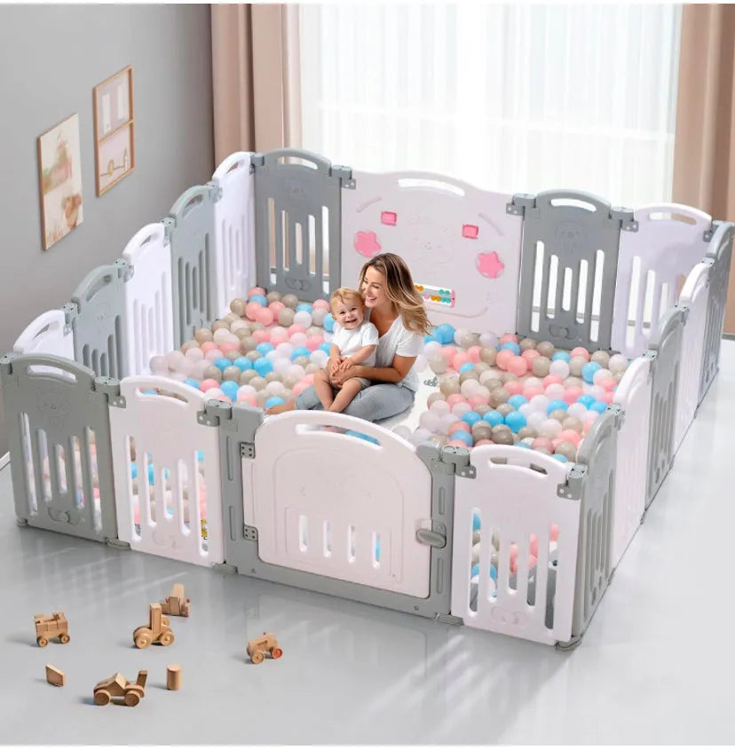 NEW UANLAUO 18 Panel Foldable Playpen